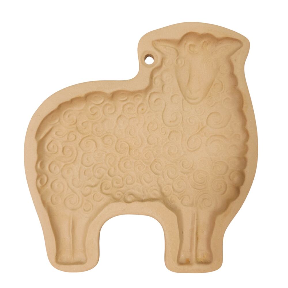 Vintage Brown Bag Cookie Art Shortbread Mold Sheep 1983